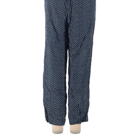 Madewell high-waisted dark blue print slacks (size 4) - Picture 2 of 5